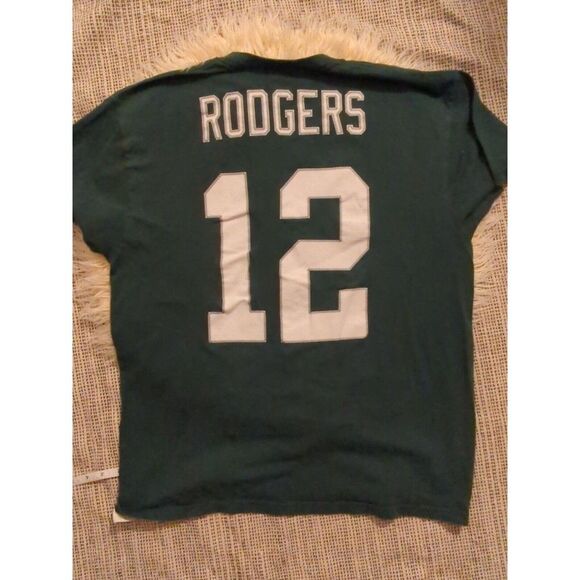 Green Bay Packers t-shirts Large NFL Team Apparel Football Aaron Rodgers #12 - Picture 4 of 5